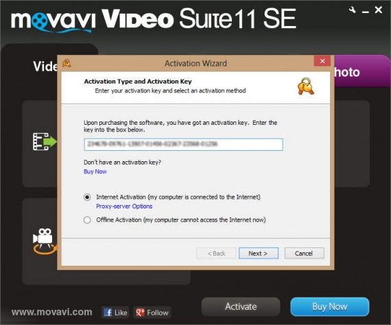 activation key for movavi video editor